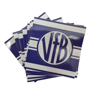 Aufkleber "VfB Logo Streifen horizontal“