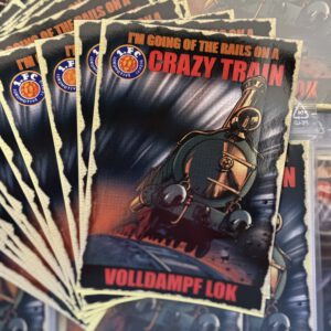 Aufkleber "Crazy Train"
