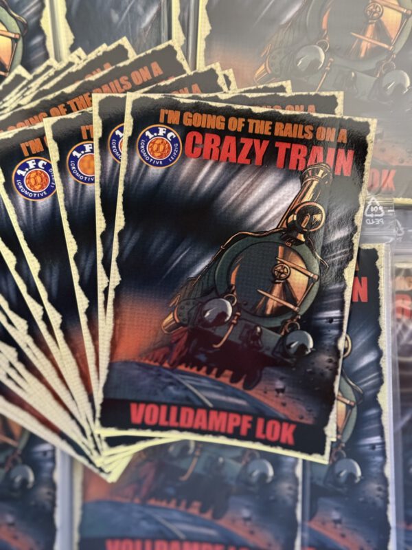 Aufkleber "Crazy Train"