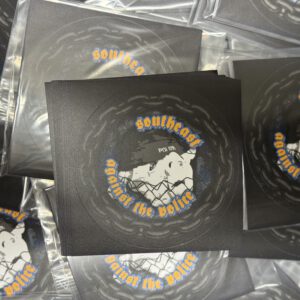 Aufkleber "southeast against the police"