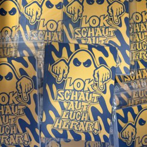 Aufkleber "Lok schaut auf euch herab"